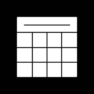 Takvim simgesi vektör illüstrasyonu