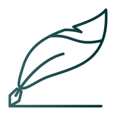 Tüy mürekkep yazma simgesi