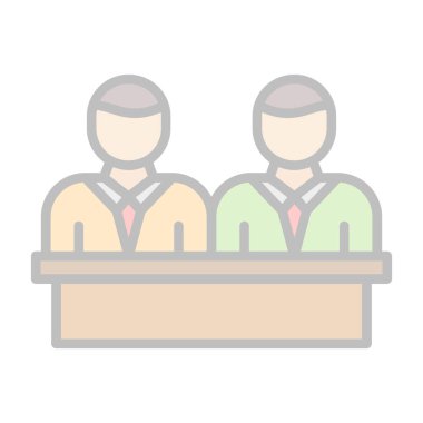 İnsan simgesinin vektör illüstrasyonu