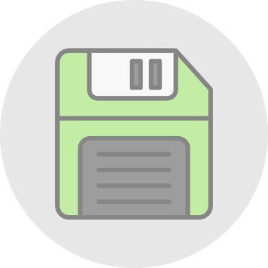 Yazıcı simgesi vektör illüstrasyonu