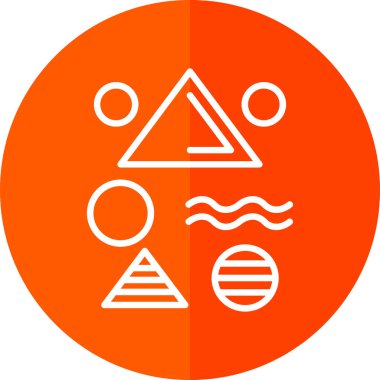 Bir yüzme havuzu simgesinin vektör çizimi