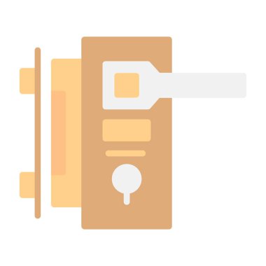 anahtar düz vektör simgesi