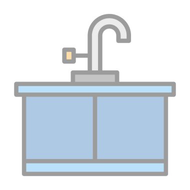 Kitchen sink icon.web simple illustration