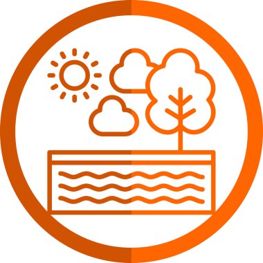 Bulut simgesinin vektör illüstrasyonu