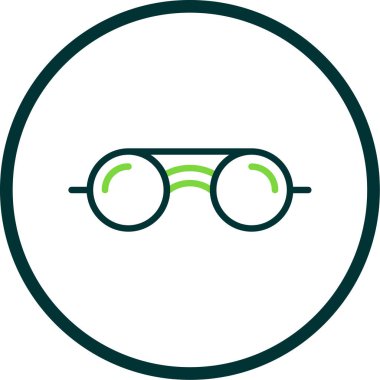 göz gözlük simge vektör çizim