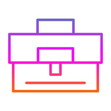 Çanta. Web simgesi basit tasarım