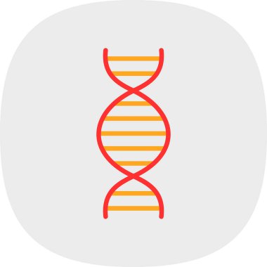 dna. Web simgesi basit illüstrasyon 