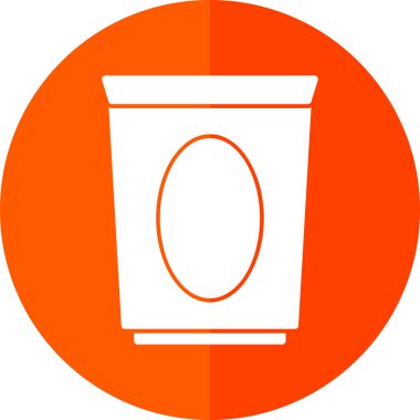 Dustbin web  icon. vector illustration.