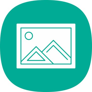 resim simgesi, vektör illüstrasyonu basit tasarım