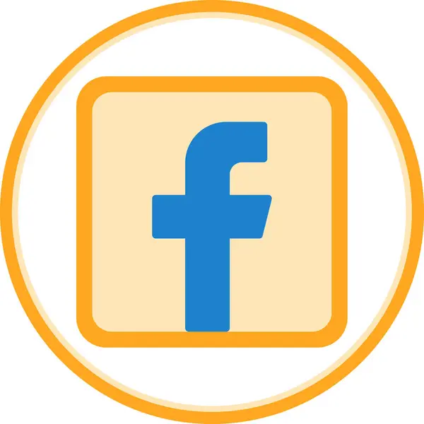 Facebook logosu, sosyal medya tasarım web simgesi