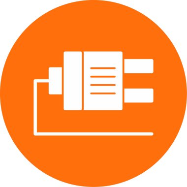 Plug web simgesi, simge illüstrasyonu