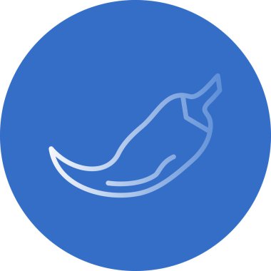 chili pepper simge vektör illüstrasyonu 