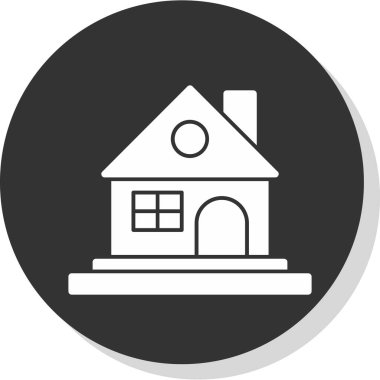 ev simgesi modern basit illüstrasyon