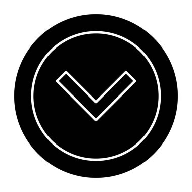 işaret simgesini işaretle, vektör illüstrasyonu 