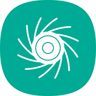 Yeşil yaprağın vektör çizimi