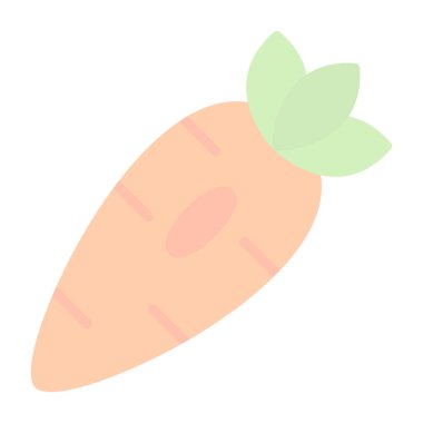 Düz bir havuç simgesi