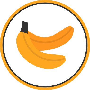 muz ikonu. vektör çizimi tasarımı 