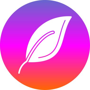 Yaprak vektör simgesi