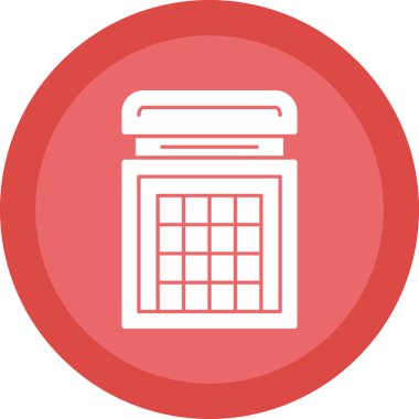 Takvim simgesinin vektör illüstrasyonu