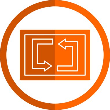 Web simgesi, vektör illüstrasyonunu tekrarla