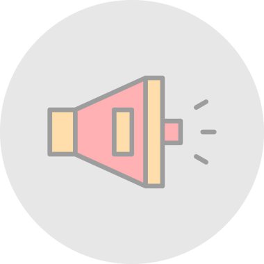 hoparlör vektör illüstrasyonu