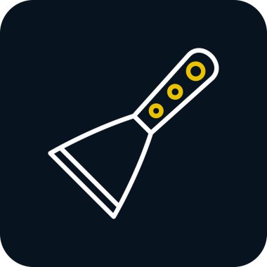 Modern Scraper simgesinin vektör illüstrasyonu           