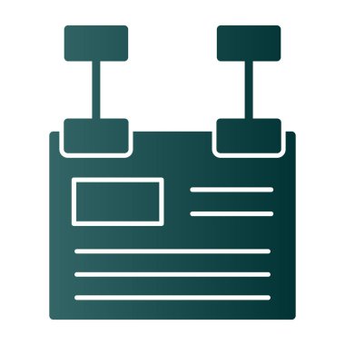 Takvim simgesi vektör illüstrasyonu