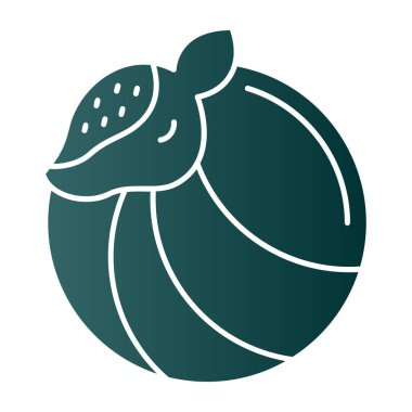 Karpuz simgesi vektör illüstrasyonu