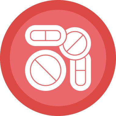 Haplar. Web simgesi basit illüstrasyon