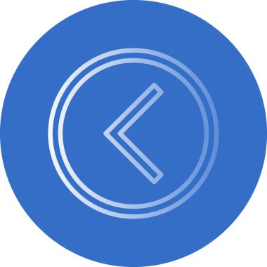 Bir çember simgesinin vektör illüstrasyonu