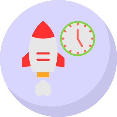 Roketin vektör çizimi