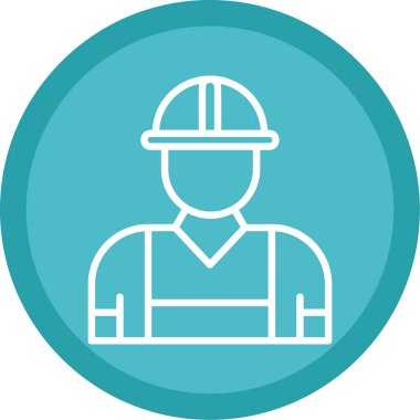 Miğfer vektör illüstrasyonlu mimar. 