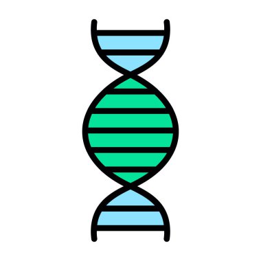 dna. Web simgesi basit illüstrasyon 
