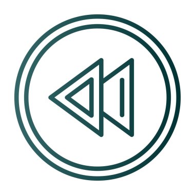 Simge vektör illüstrasyon tasarımını geri al