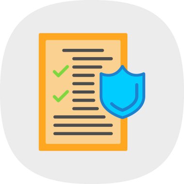 tıbbi sigorta simge vektör çizim