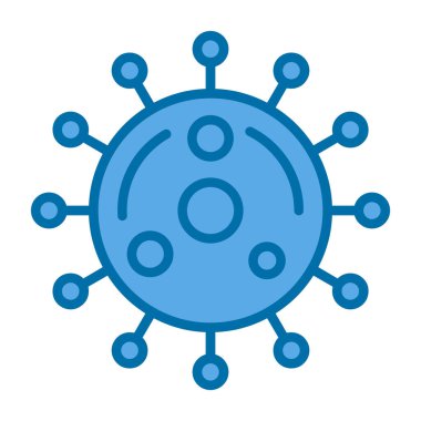 Virüs ikonu vektör illüstrasyonu