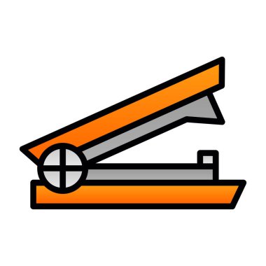 Stapler web simgesi, vektör illüstrasyonu 