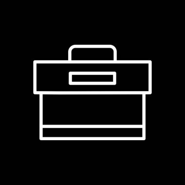 Çanta. Web simgesi basit tasarım