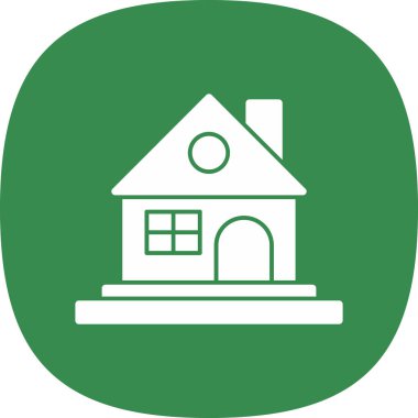 ev simgesi modern basit illüstrasyon