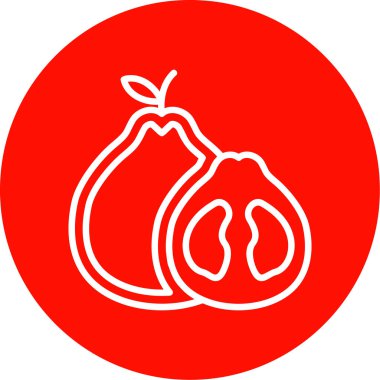Pomelo meyvesi. vektör simgesi basit resimleme