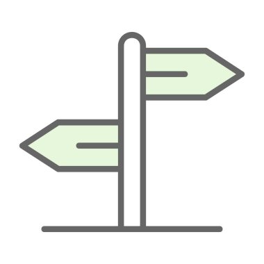 Ok simgesi. düz illüstrasyon vektörü