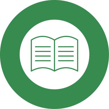 El kitabı simgesi vektör illüstrasyonu