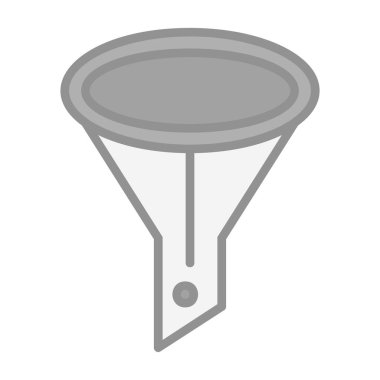 modada izole edilmiş arkaplanda huni simgesi 