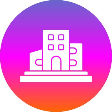 modern yapı web simgesi, vektör illüstrasyonu