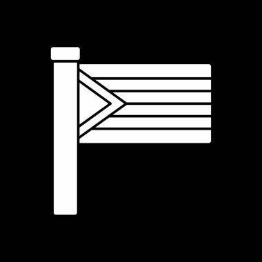 Yol işaretinin vektör illüstrasyonu