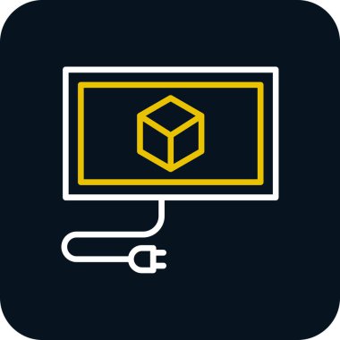 Projeniz için vektör kutusu simgesi