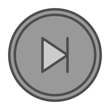  Atla. Web simgesi basit illüstrasyon