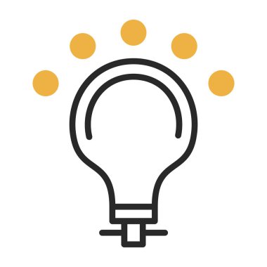 Bir fikri olan ampul, satır simgesi