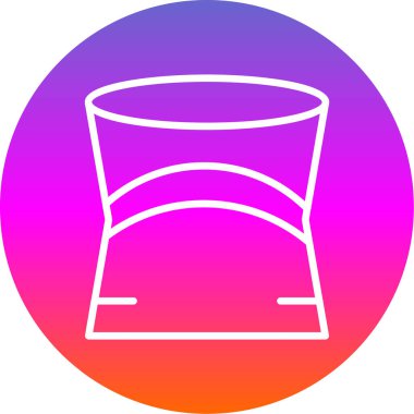 İç bakalım. Web simgesi basit illüstrasyon