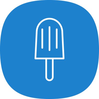 dondurma ikonu vektör illüstrasyonu